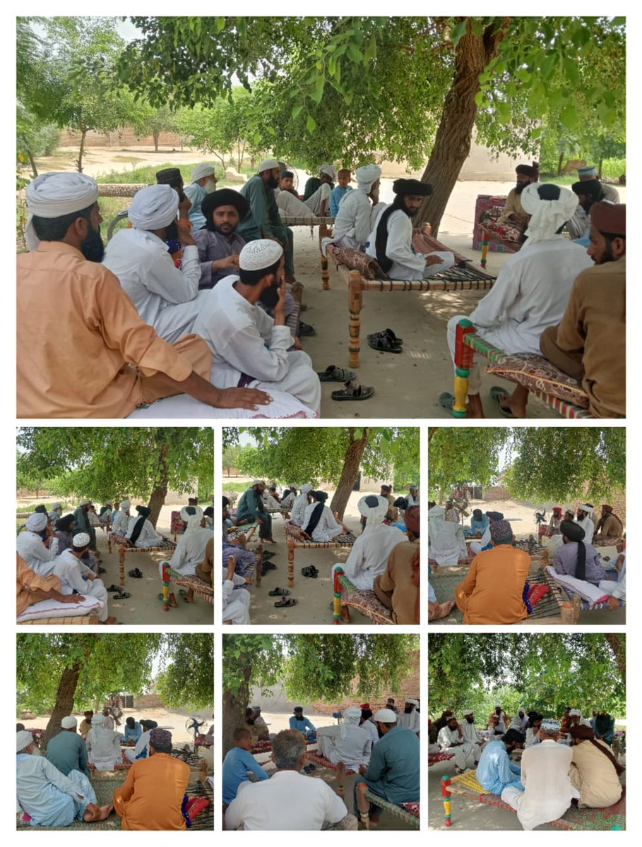کوٹ ادو : تحریک لبیک پاکستان پی پی۔ 276، یو سی دایا چوکھا کا اجلاس۔
اجلاس کی صدارت ضلعی امیر کلیم مدنی اور امیر پی پی۔ 276 قاری عبد المجید نے کی۔
9 ستمبر کو ہونے والی ختم نبوت و نظام مصطفیٰ کانفرنس اور تحریکی ورک آؤٹ کے حوالے سے مشاورت کی گئی۔
یو سی ذمہ داران کی تعیناتی بھی کی