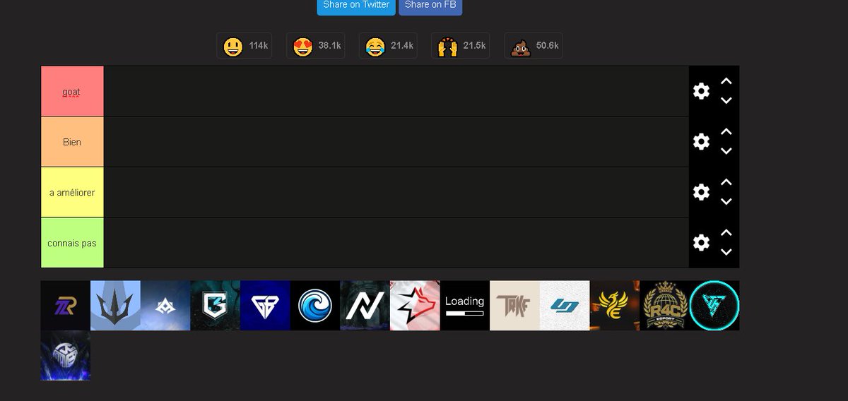 Senef92 (@senef92__) on Twitter photo Voici la tierlist :
-<a href="/R4C_Esport/">R4C 👑</a>
-<a href="/NactisCore/">Nactis Esport</a>
-<a href="/EsportTWH/">TWH Esport 🐺</a>
-<a href="/ENIXEsportss/">ENIX</a>
-<a href="/ElvayaEsport/">Elvaya Esport</a>
-<a href="/TeamWalkerr/">Team Walker</a>
-<a href="/ORPHEE_Esport/">Orphée Esport</a>
-<a href="/N6R2025/">Team N6R</a>
-<a href="/Trkf_Esport/">TRKF E-Sport</a>
-<a href="/HeavenG8_/">Heaven Gates</a>
-<a href="/KmB_Esport/">KmB Esport</a>
-<a href="/EsportCold_/">Cold Esport</a>
-<a href="/G3nZEsport/">G3nZ Esport</a>
-<a href="/LNRGGs/">Lunar Esport</a>
-<a href="/2R_Esport/">2R-Esport</a>
En live maintenant 🎥:
twitch.tv/senef92_ Voici la tierlist :
-<a href="/R4C_Esport/">R4C 👑</a>
-<a href="/NactisCore/">Nactis Esport</a>
-<a href="/EsportTWH/">TWH Esport 🐺</a>
-<a href="/ENIXEsportss/">ENIX</a>
-<a href="/ElvayaEsport/">Elvaya Esport</a>
-<a href="/TeamWalkerr/">Team Walker</a>
-<a href="/ORPHEE_Esport/">Orphée Esport</a>
-<a href="/N6R2025/">Team N6R</a>
-<a href="/Trkf_Esport/">TRKF E-Sport</a>
-<a href="/HeavenG8_/">Heaven Gates</a>
-<a href="/KmB_Esport/">KmB Esport</a>
-<a href="/EsportCold_/">Cold Esport</a>
-<a href="/G3nZEsport/">G3nZ Esport</a>
-<a href="/LNRGGs/">Lunar Esport</a>
-<a href="/2R_Esport/">2R-Esport</a>
En live maintenant 🎥:
twitch.tv/senef92_