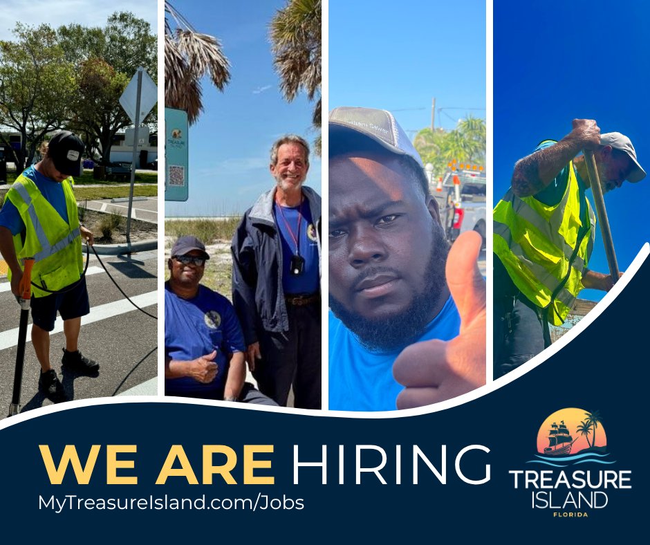 Advance your career in paradise by working for the City of Treasure Island. The city is seeking a Budget and Management Analyst and a Special Projects Supervisor. Learn more and apply at MyTreasureIsland.com/Jobs.