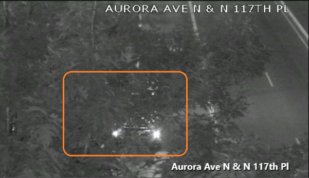 N 115th Stのすぐ北にあるAurora Ave