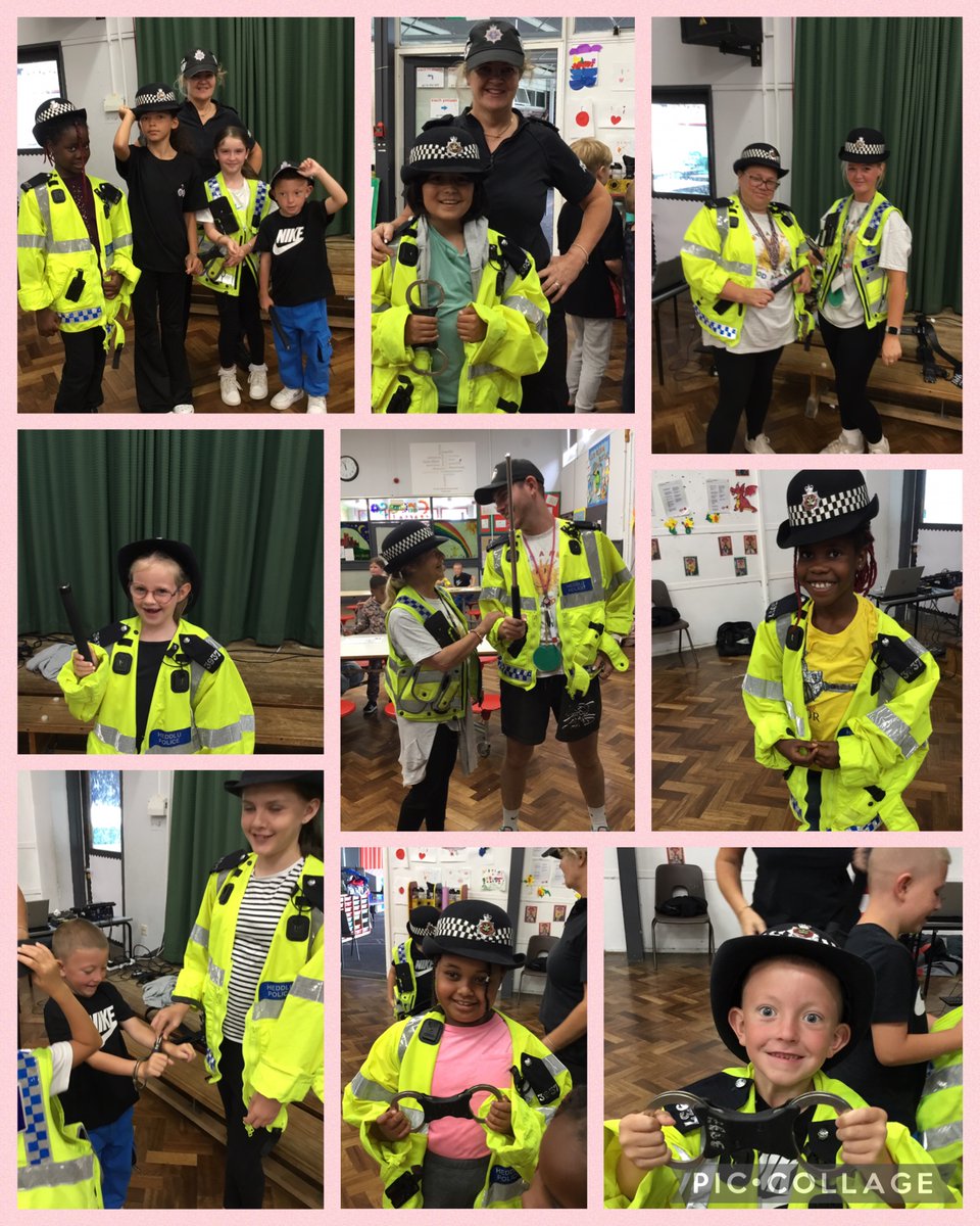 St John Lloyd RC Primary School (@sjlcardiff) on Twitter photo Day six of Food and Fun and this morning we had PC Jane in to teach us all the S.M.A.R.T method to staying safe online! We also were lucky enough to try real police jackets, handcuffs and a baton! Thank you PC Jane and <a href="/swpolice/">South Wales Police</a> ! <a href="/FoodandFunCdiff/">Cardiff Food and Fun</a> 👮🏼👮🏾♀️🚓 Day six of Food and Fun and this morning we had PC Jane in to teach us all the S.M.A.R.T method to staying safe online! We also were lucky enough to try real police jackets, handcuffs and a baton! Thank you PC Jane and <a href="/swpolice/">South Wales Police</a> ! <a href="/FoodandFunCdiff/">Cardiff Food and Fun</a> 👮🏼👮🏾♀️🚓