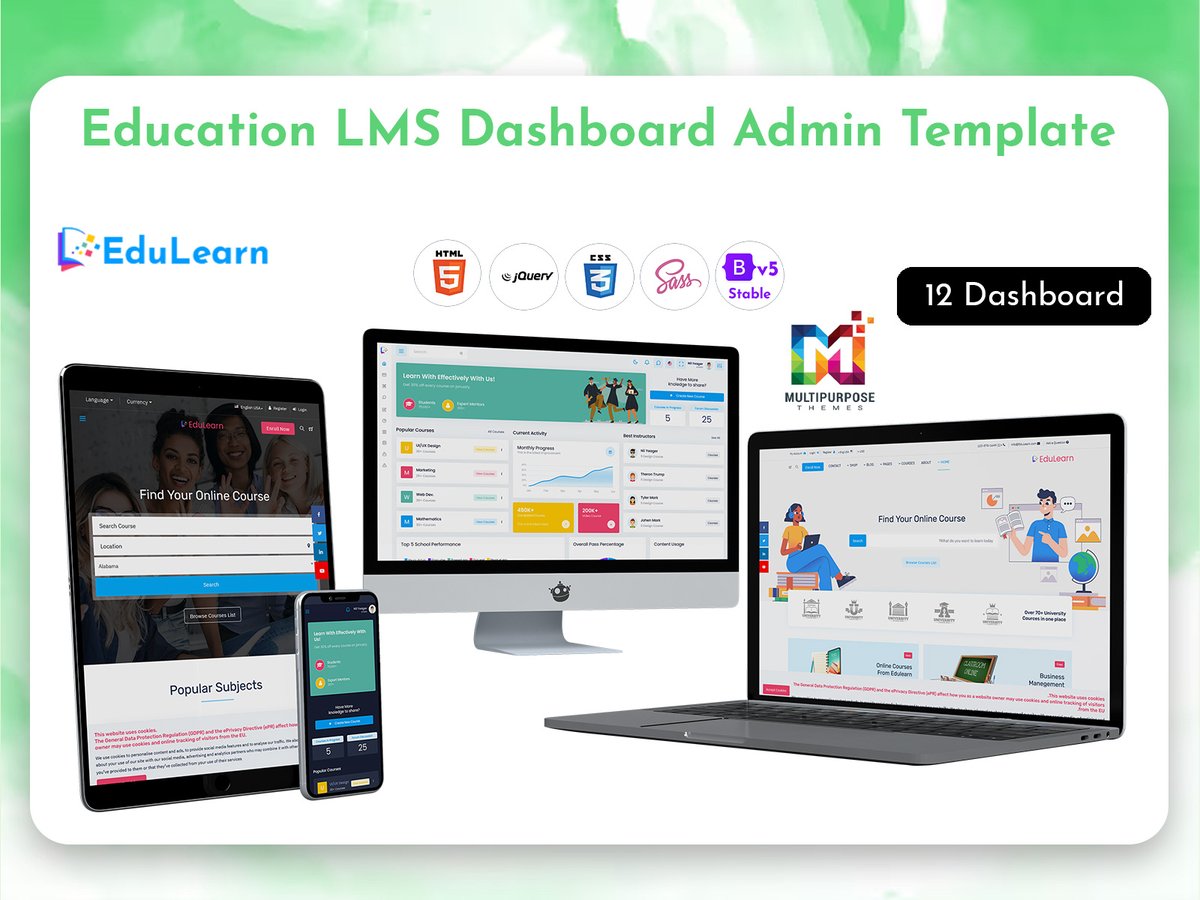 MultiStoreTheme's tweet image. Education Dashboard for Schools, Colleges &amp;amp; eLearning Platforms
.
Buy Now: themeforest.net/item/edulearn-…
.
#LMSdashboard #Learningdashboard #educationdashboard #leariningtemplate #LMSWebapps #lmsdashboardtemplate #LMSadmintemplate #Onlinecoursedashboard #coursesdashboardtemplate
