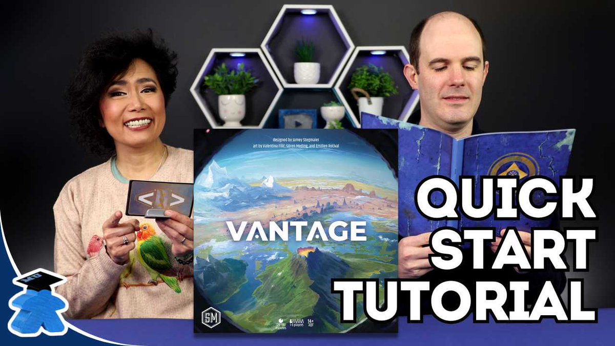Curios about #Vantage, or want to get to the table in under 15 minutes? Here's one of our new-ish style of Tarrant's tutorial for Vantage. Hope you enjoy the game!
youtu.be/eKkAG9QjRLM
<a href="/stonemaiergames/">Stonemaier Games</a>