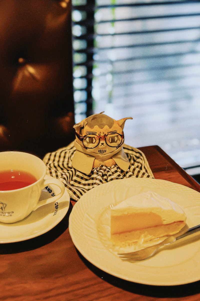 oseuyu_powder's tweet image. 本日のおやつ：🍋🥧と🫖