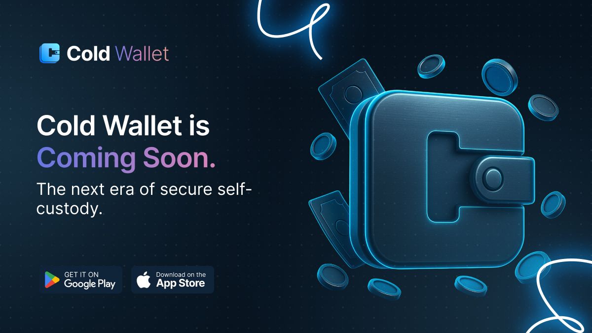 coldwalletapp's tweet photo. ❄️ Something Cold’s brewing. You’ll feel it soon.

🔐 Cold Wallet is Coming Soon , the next era of secure self-custody is almost here.

📱 Available soon on Google Play & the App Store.

#ColdWallet #SelfCustody #CryptoSecurity #ComingSoon #Web3Wallet #DigitalAssets #ColdStorage #BlockchainTech