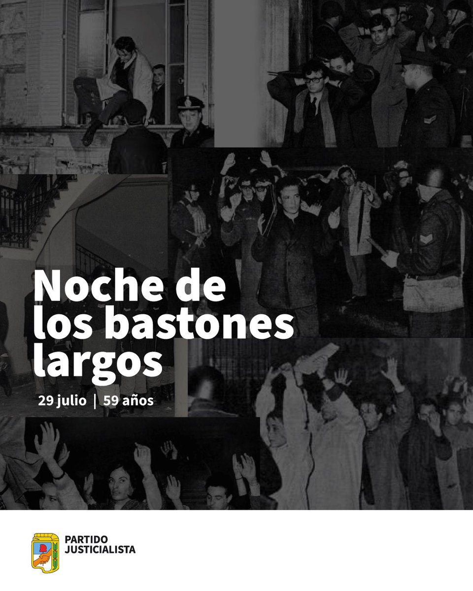 Es el 29 de julio de 1966 y cae la noche. Las fuerzas de seguridad, por orden del gobierno de facto de Juan Carlos Onganía, reprimen violentamente a estudiantes, docentes e investigadores. ¿El delito? Defender en las facultades la autonomía universitaria que la dictadura había