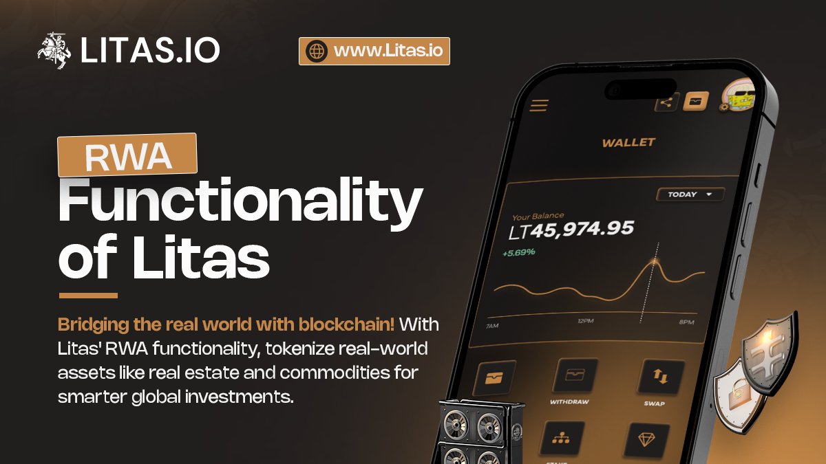 You ever wish your real-world investments were as easy to manage as your crypto wallet?

With <a href="/LITAS_IO/">LITAS.IO</a>, they are.

💼 Tokenized real estate &amp; commodities
📈 Easy tracking from your phone
🔒 Full privacy, zero borders

This is what happens when blockchain actually meets the real