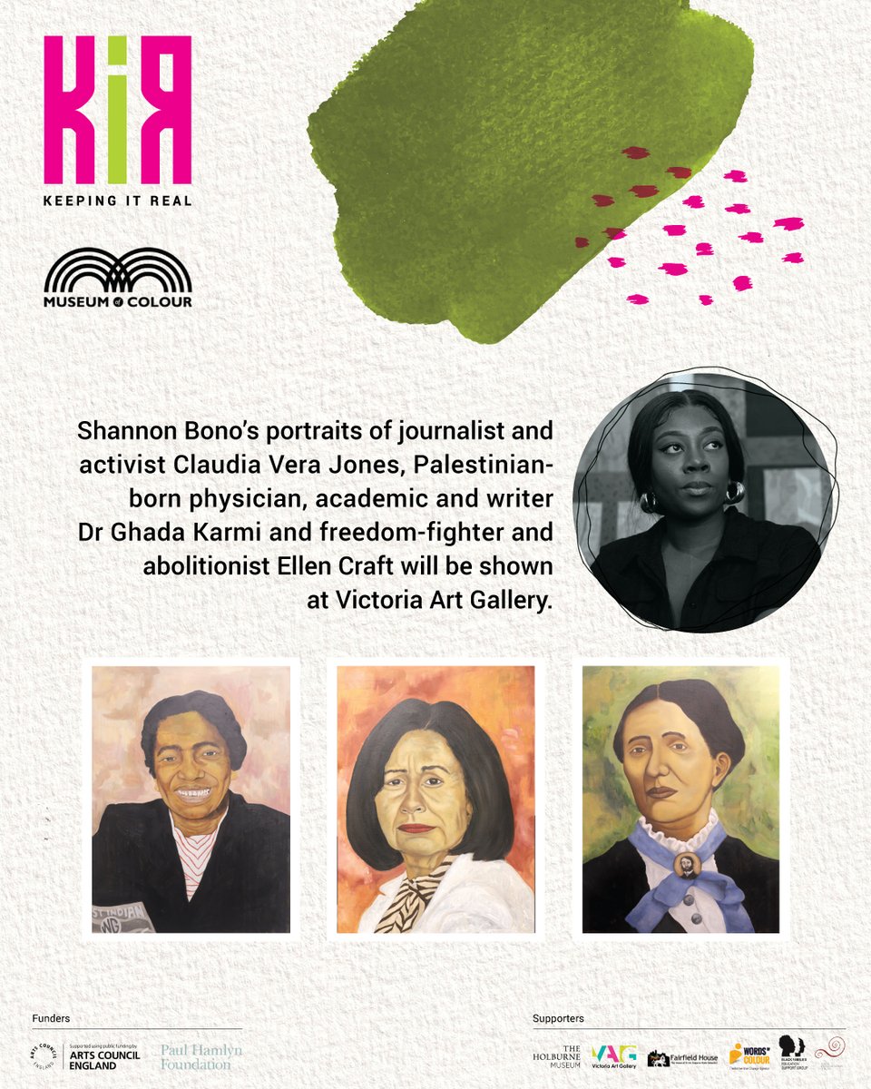 Introducing the artists behind Keeping it Real 🎨:
<a href="/NaomiShewa/">NS.</a> &amp; <a href="/bonosart/">bono</a>  

Naomi blends space &amp; emotion through visual storytelling.

Shannon paints Black womanhood with afrofemcentrist power.

See their work <a href="/Holburne/">The Holburne Museum</a> + <a href="/VictoriaArtBath/">Victoria Art Gallery</a>  till September 17th.
#KeepingItReal20