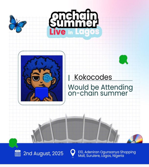 KokoCodes가 2025년 라고스 온체인 썸머 라이브에 참석
