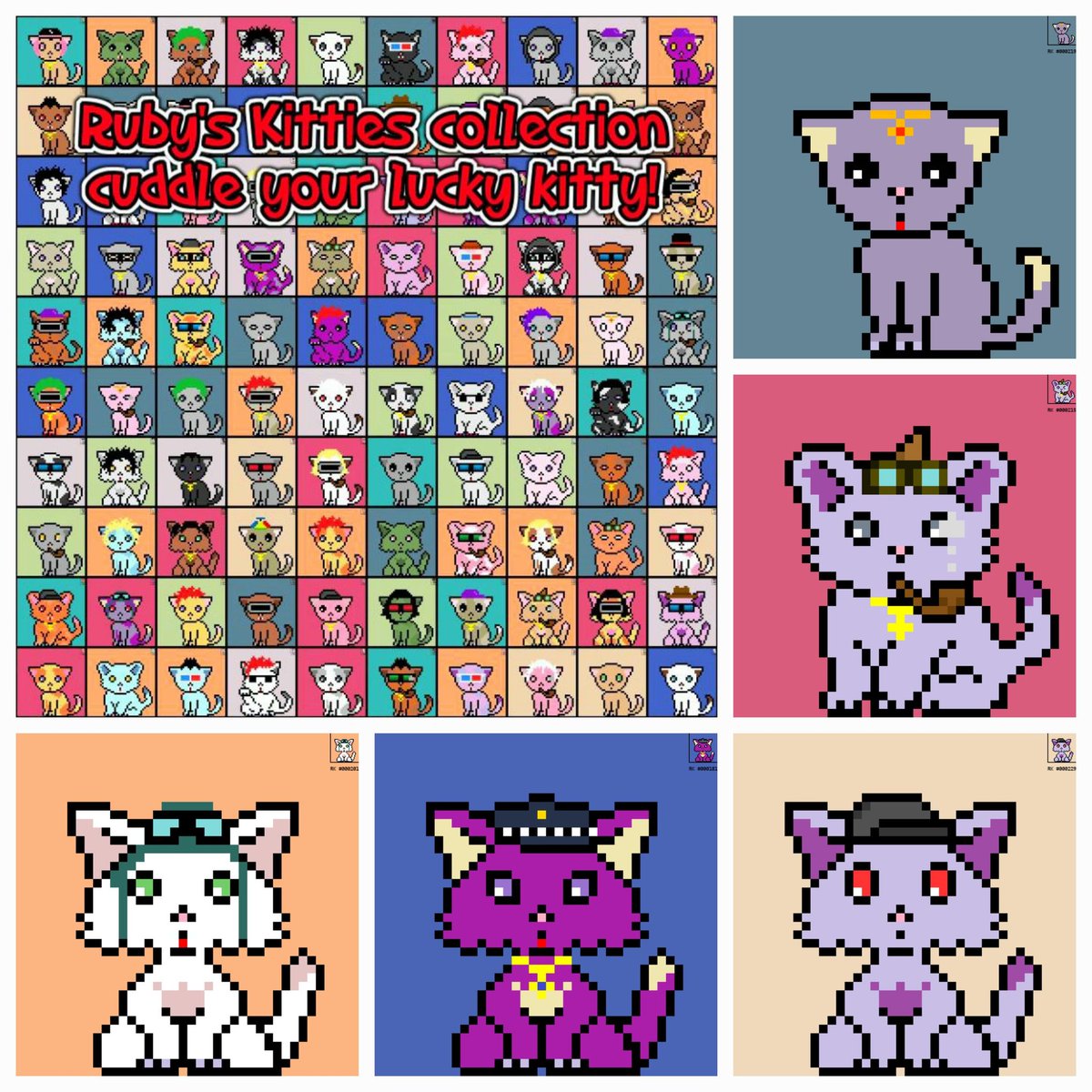 Save a Kitty
from the metaverse 😺 💖 !

opensea.io/collection/rub…

Join our #NFTCommunity
discord.gg/Hzj6Ava2Gv

#rubykitties #NFTCommunity