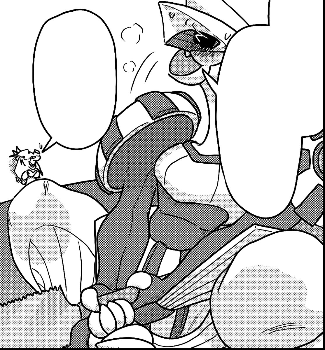 おそらく世界初のノコギリを挽くパルキア（進捗）