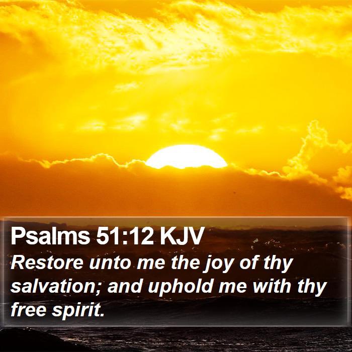 Psalm 51:12 KJB