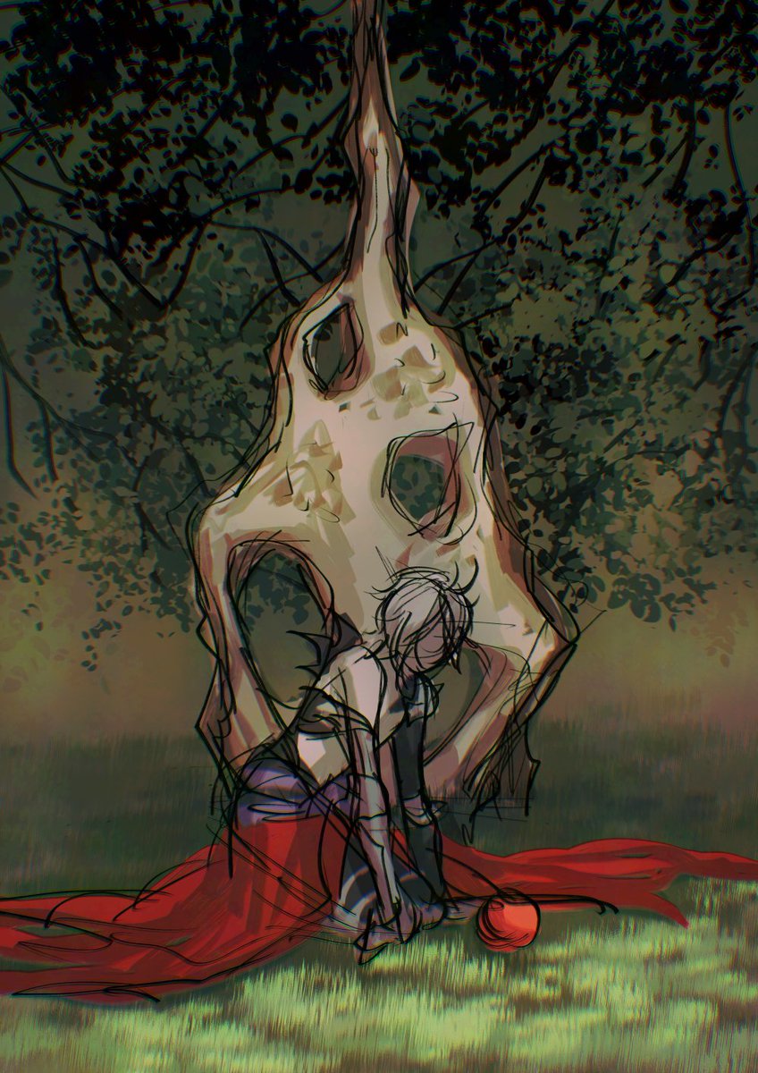 acrownofashes's tweet image. Just the bg for now... wasn&apos;t feeling the best today