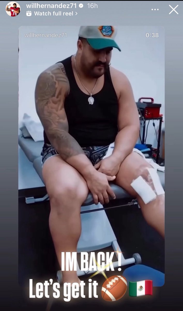 Will Hernandez, ex Giants y uno de los mejores OL de Arizona el año pasado, ya tiene el alta médica tras romperse el cruzado.
Libre. Sano. Y jugando su mejor fútbol antes de la lesión.
Atentos los equipos que necesiten refuerzo interior 👀 #NYGiants ?