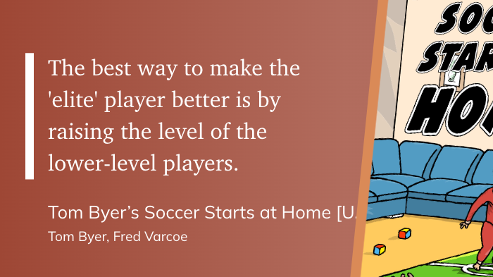 JStoneVB's tweet image. "The best way to make the 'elite' player better is by raising the level of the lower-level players."