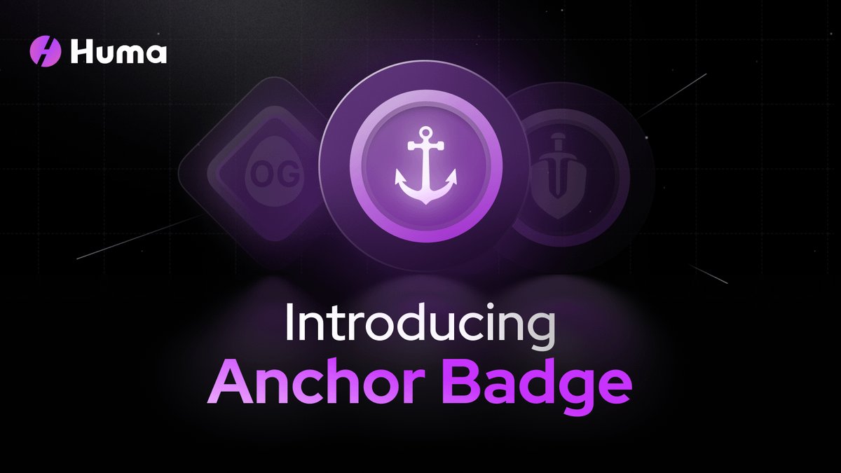 KaKaSHii 🥷 (@kakashiairdrops) on Twitter photo New Badge is up to grab on <a href="/humafinance/">Huma Finance 🟣</a>
> Anchor Badge :
Will be awared to those who are committing their capital for long term
Those with this badge will be able to contribute more capital in the upcoming deposits open
How To Qualify ?
> Deposit a minimum of $1K USDC New Badge is up to grab on <a href="/humafinance/">Huma Finance 🟣</a>
> Anchor Badge :
Will be awared to those who are committing their capital for long term
Those with this badge will be able to contribute more capital in the upcoming deposits open
How To Qualify ?
> Deposit a minimum of $1K USDC