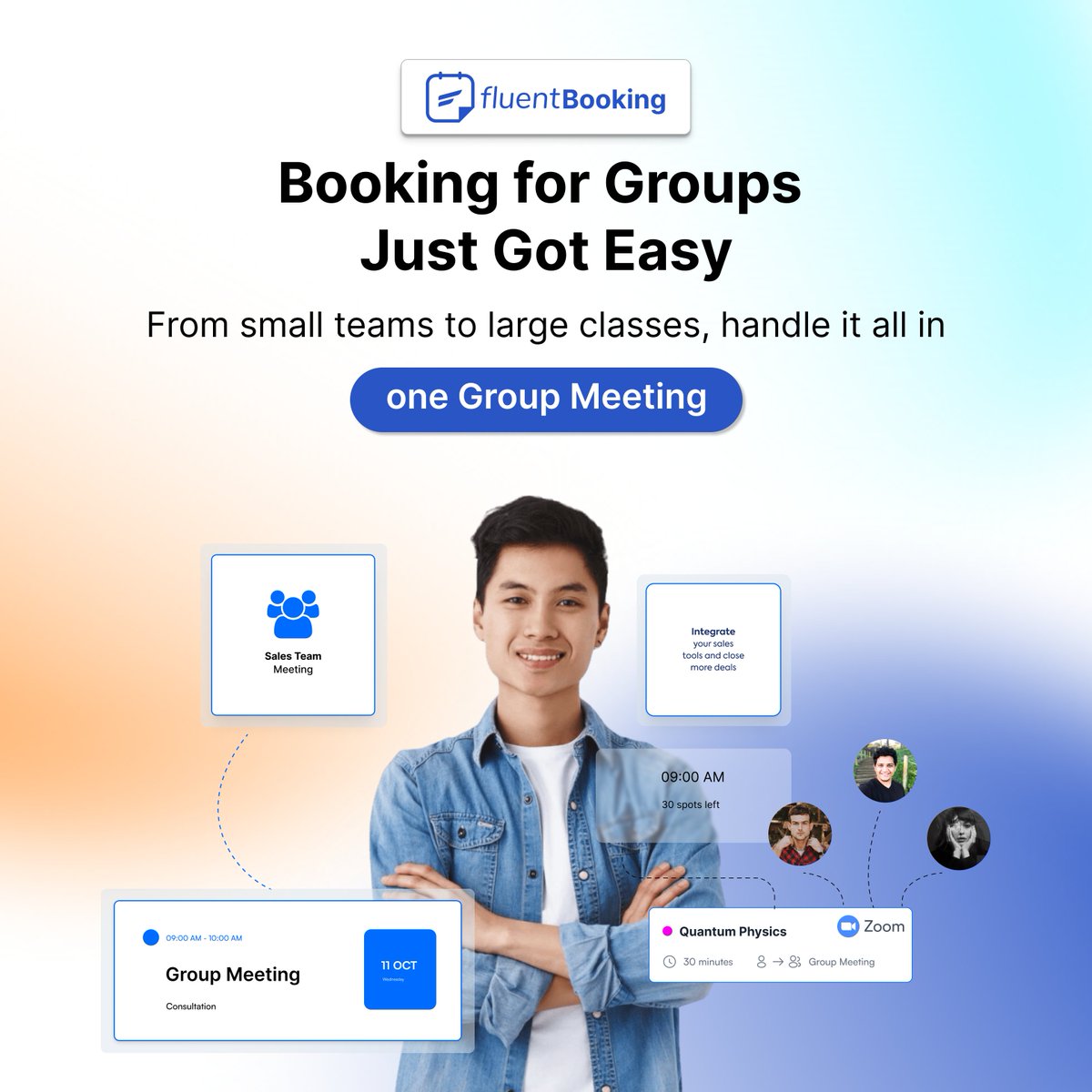 FluentBooking's tweet image. Running a class or leading a team?

Just share your FluentBooking link.

Everyone picks their spot, and you stay stress-free 😀

#WordPress #Onlineclass #onlinecoaching #meetings #OnlineBusiness
