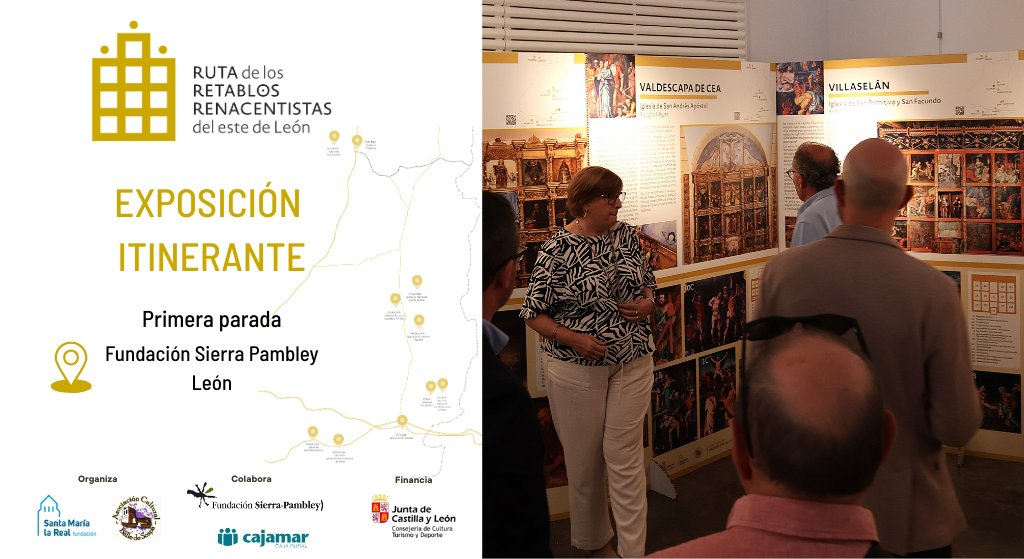 La Fundación <a href="/sierrapambley/">Sierra Pambley</a>  es la primera parada de la #exposición itinerante sobre la "Ruta de los Retablos Renacentistas del Este de #León". ¡Te dejamos todos los detalles! ¡no te la pierdas!👀👇

🔗 santamarialareal.org/la-fundacion-s…