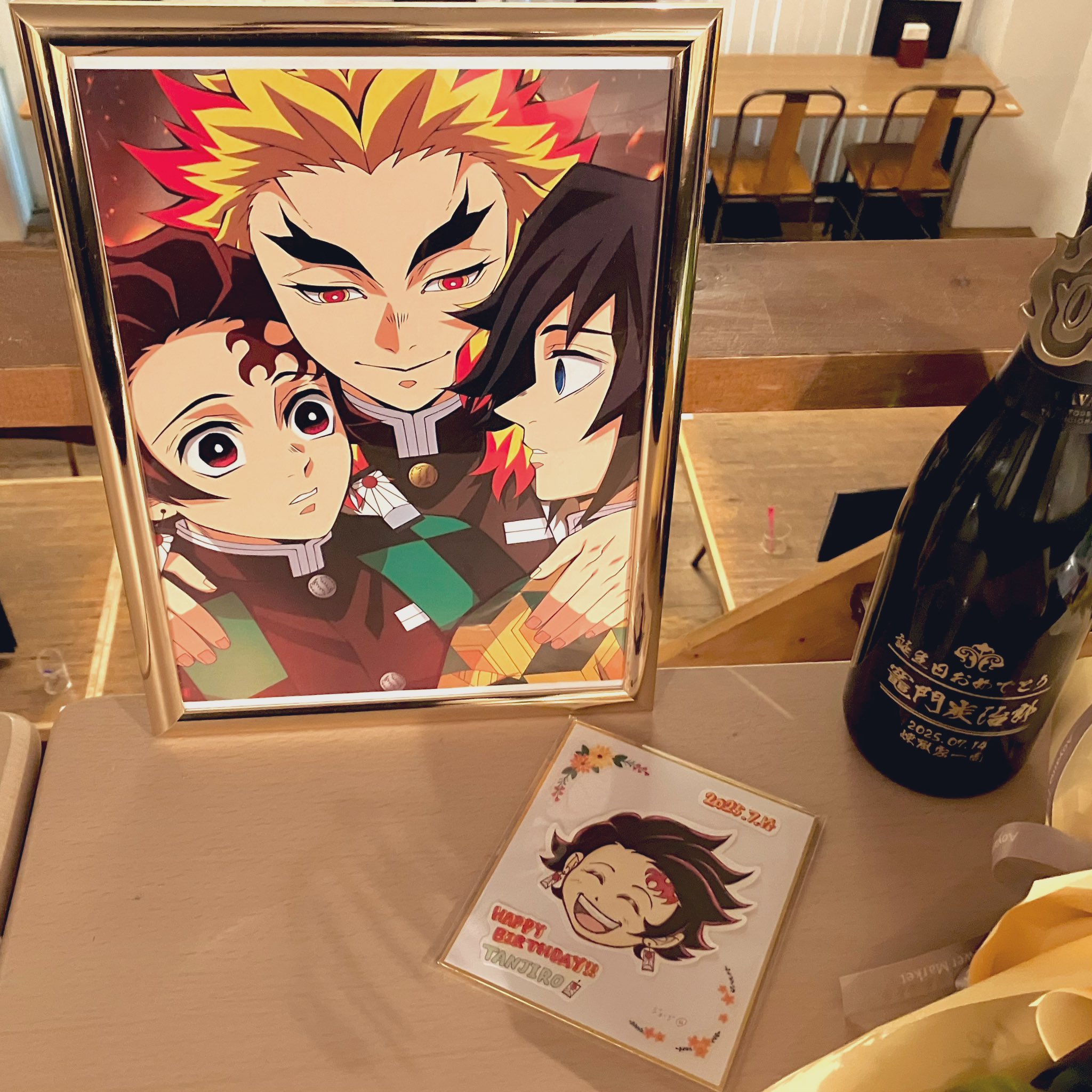୨୧鬼滅の刃୨୧竈門炭治郎 炭子 ブロマイド ufotable カフェ 4961c73e-ufowebsite_柱稽古