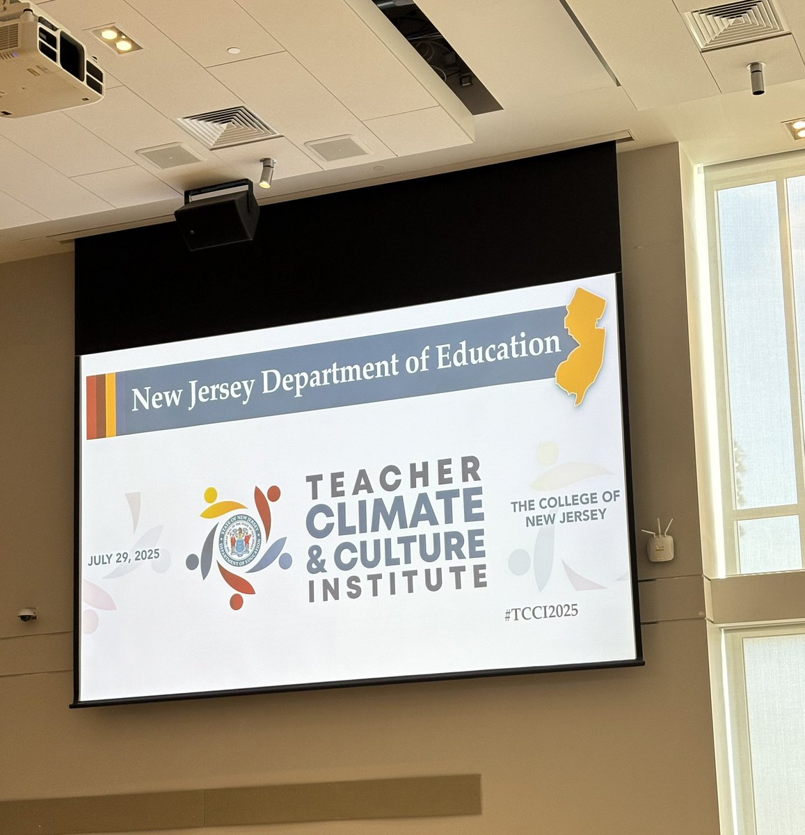 Excited to attend my first Teacher Climate &amp; Culture Institute at <a href="/TCNJ/">TCNJ</a>! Looking forward to a day of connecting and learning. #TCCI2025
