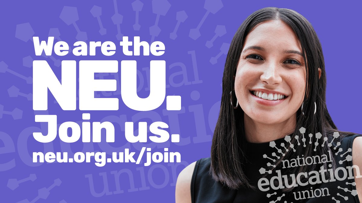 National Education Union (@neunion) on Twitter photo Are you working in education and not a member of a union?
At the <a href="/NEUnion/">National Education Union</a>, we represent all education staff – trainees, teachers and head teachers.
Join us today👉 neu.org.uk/join
#WeAreTheNEU Are you working in education and not a member of a union?
At the <a href="/NEUnion/">National Education Union</a>, we represent all education staff – trainees, teachers and head teachers.
Join us today👉 neu.org.uk/join
#WeAreTheNEU