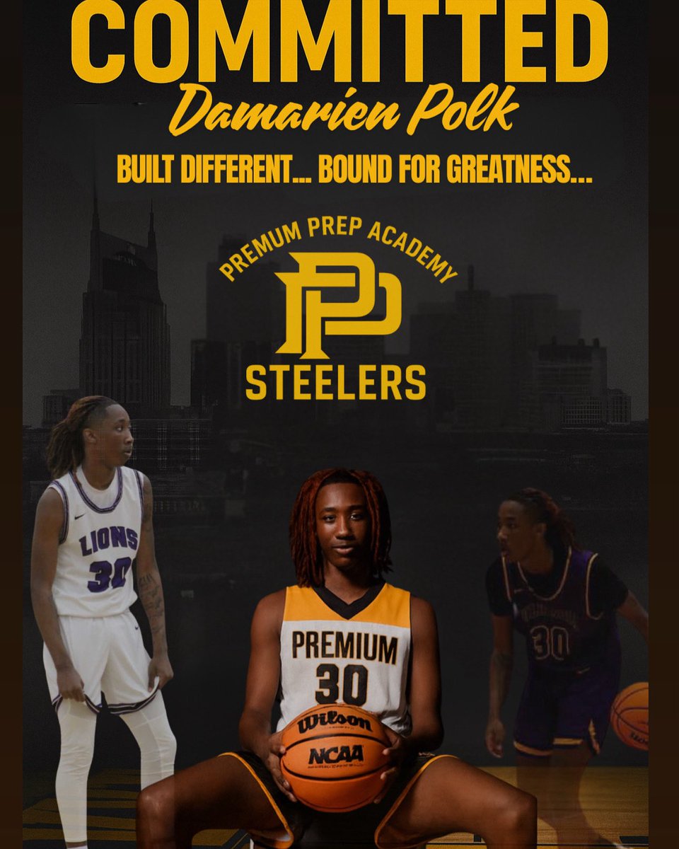 🏀 Player Spotlight: Damarien Polk
6’0” Guard | Columbia, TN 

Premium Prep Academy proudly welcomes Damarien Polk, a high-IQ guard known for his elite shooting, relentless defense, and unshakable work ethic.

🔹 Knockdown 3-point shooter
🔹 Lockdown perimeter defender
🔹