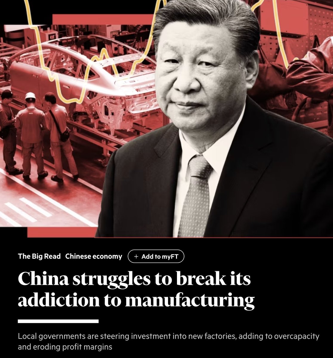 China's "addiction" to manufacturing is what's transforming it into a global economic powerhouse.

The content of this article is good, but it could have recognised that China's strategy is one that more developing countries should follow: invest, export, and make things.