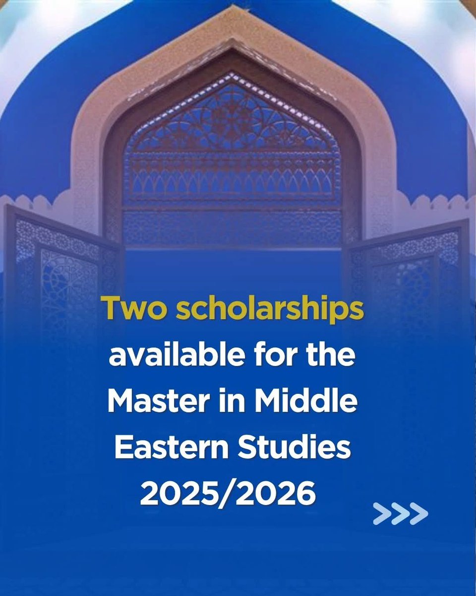 The <a href="/medorfoundation/">Med-Or Italian Foundation</a> , in partnership with <a href="/Unicatt/">Università Cattolica</a>  Università Cattolica del Sacro Cuore, is offering two full scholarships for the Master in Middle  Eastern Studies 2025/2026 program open to students with bachelor's degrees from Middle Eastern countries
aseri.unicatt.it/aseri-masters-…