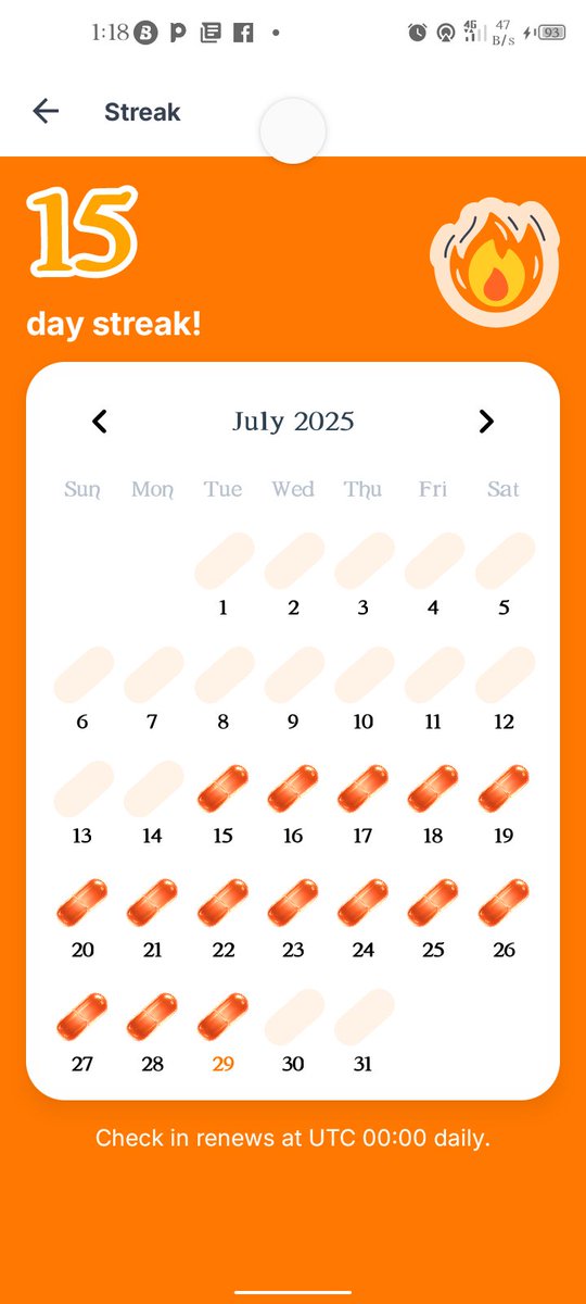 ⭕ BREAKING ⭕

🔶We might earn more orange bonus with Longer streaks.

Good idea?

More features to come🙂🍊🧡
Our forever home is Orange 🍊🔱