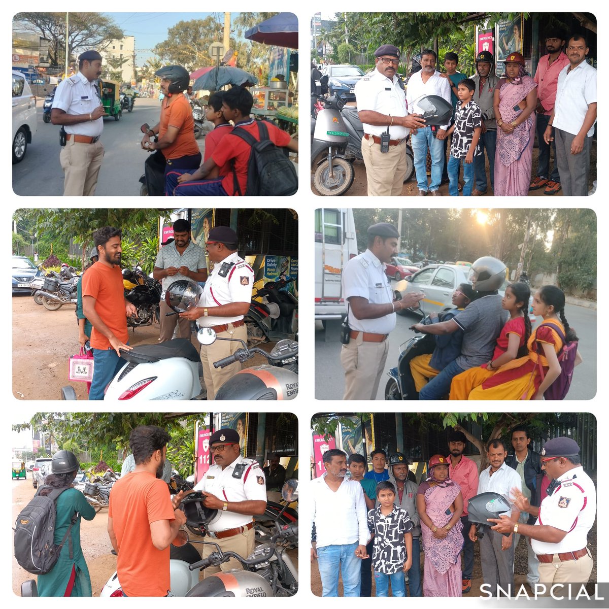 ELECTRONIC CITY TRAFFIC BTP (@ecitytrfps) on Twitter photo ಎಲೆಕ್ಟ್ರಾನಿಕ್ ಸಿಟಿ ಸಂಚಾರ ಪೊಲೀಸ್ ಠಾಣಾ ಸರಹದ್ದಿನಲ್ಲಿ ನಮ್ಮ ಅಧಿಕಾರಿಗಳು ದ್ವಿಚಕ್ರ ವಾಹನ ಸವಾರರಿಗೆ ಕಡ್ಡಾಯವಾಗಿ  ISI ಮಾರ್ಕ್ ಇರುವ ಫುಲ್ ಹೆಲ್ಮೆಟ್ ಧರಿಸಿ ವಾಹನ ಚಲಾಯಿಸುವಂತೆ ತಿಳುವಳಿಕೆ ನೀಡುತ್ತಿರುವುದು. ಎಲೆಕ್ಟ್ರಾನಿಕ್ ಸಿಟಿ ಸಂಚಾರ ಪೊಲೀಸ್ ಠಾಣಾ ಸರಹದ್ದಿನಲ್ಲಿ ನಮ್ಮ ಅಧಿಕಾರಿಗಳು ದ್ವಿಚಕ್ರ ವಾಹನ ಸವಾರರಿಗೆ ಕಡ್ಡಾಯವಾಗಿ  ISI ಮಾರ್ಕ್ ಇರುವ ಫುಲ್ ಹೆಲ್ಮೆಟ್ ಧರಿಸಿ ವಾಹನ ಚಲಾಯಿಸುವಂತೆ ತಿಳುವಳಿಕೆ ನೀಡುತ್ತಿರುವುದು.