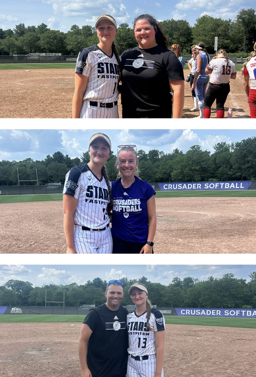 Such a great camp <a href="/HCrossSB/">Holy Cross Softball</a> yesterday! It was so fun to be able to work with <a href="/Coach_Ladino/">Jon Ladino</a> <a href="/coachakcer/">Christine Akcer</a> and Coach Meghan! I can’t wait to come back for another!

<a href="/stars_FPNJ/">NJStarsFastpitch</a> <a href="/starsnationalfp/">Stars Organization</a> <a href="/ALLNJSoftball/">NJ softball</a> <a href="/SoftballHome/">Softball Home</a> <a href="/SBRRetweets/">Softball Recruiting Reposts</a> <a href="/DirectRecruits/">Direct Recruits</a> <a href="/CoastRecruits/">Coast 2 Coast Recruits</a> <a href="/CoastRecruitsSB/">Coast Recruits 🥎</a>