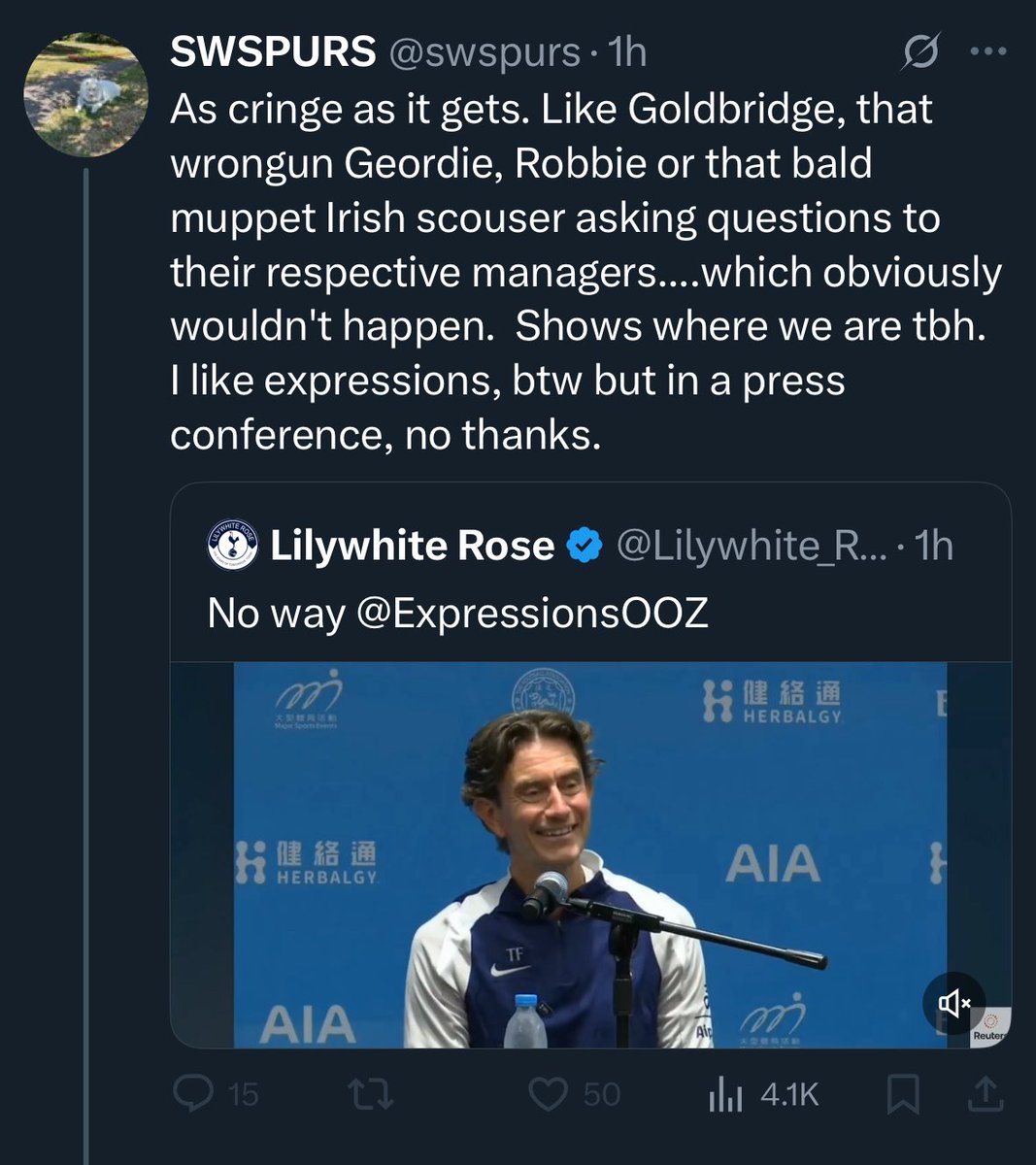 Lmao? How is expressions anything like Goldbridge or AFTV?