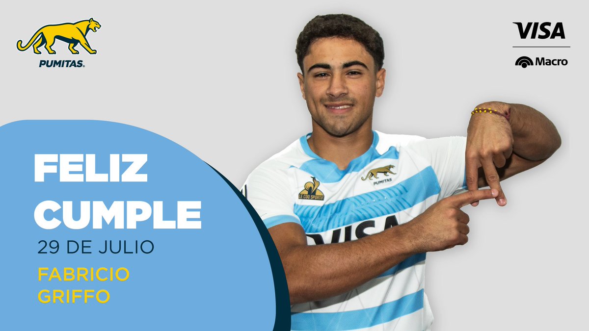 ¡Cumpleaños de bronce! ¡Hoy está de festejo uno de los medallistas del último mundial! 🥉

¡Felicidades, Fabri! 😎

#SomosLosPumitas