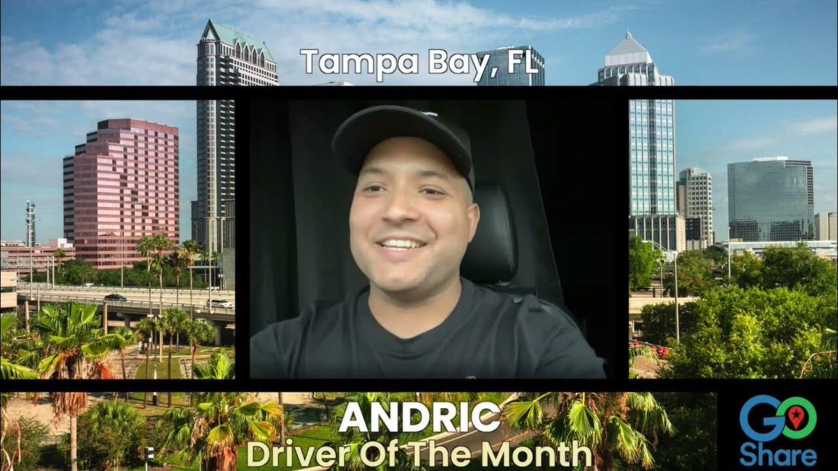 Watch our driver of the month Andric explain why #delivery professionals should join #GoShare. "It's the best company out there. The pay is way better than other companies." Andric is a box truck owner from Tampa Bay, FL. Watch the full video at bit.ly/3zNzGkd