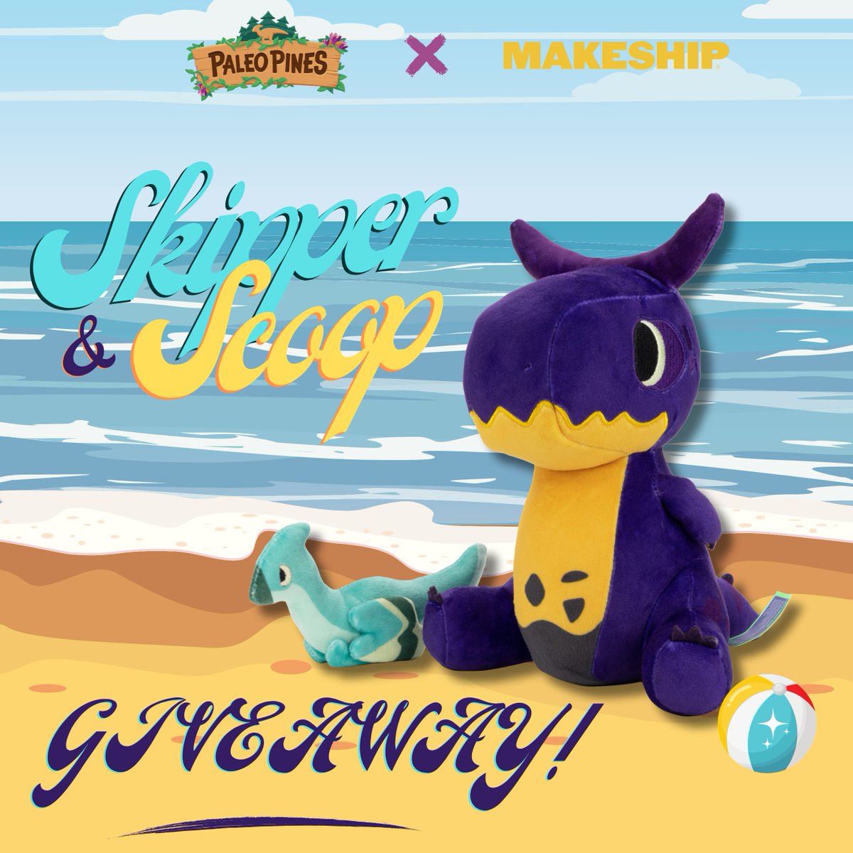 Paleo Pines 🦖 60% off Playstation! (@paleopines) on Twitter photo What's that coming onto shore? 🧐 Oh, it's only your new favourite duo! Skipper & Scoop! 🏖️
We have 2 sets of these cuties to giveaway! So if you want to win your very own Carnotaurus & Archaeopteryx, here's how! 👇
🐚 Follow <a href="/Makeship/">Makeship</a> & <a href="/PaleoPines/">Paleo Pines 🚨 Kickstarter Late Pledging Open! 🚨</a>
🐚 Retweet this post! What's that coming onto shore? 🧐 Oh, it's only your new favourite duo! Skipper & Scoop! 🏖️
We have 2 sets of these cuties to giveaway! So if you want to win your very own Carnotaurus & Archaeopteryx, here's how! 👇
🐚 Follow <a href="/Makeship/">Makeship</a> & <a href="/PaleoPines/">Paleo Pines 🚨 Kickstarter Late Pledging Open! 🚨</a>
🐚 Retweet this post!