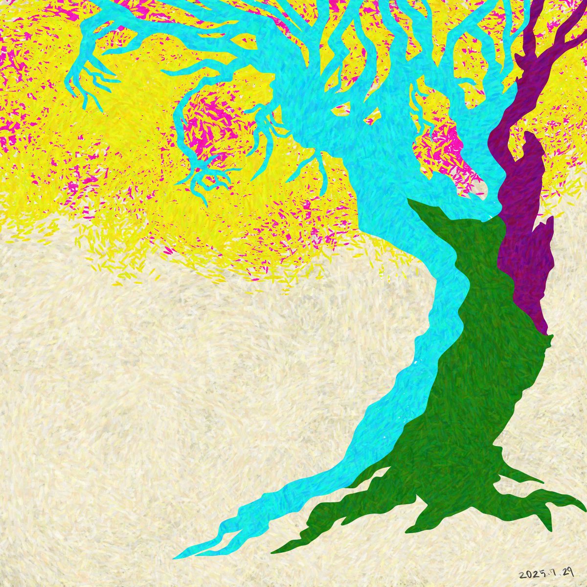 JULY 29, 2025
I draw your tree on your biorhythm birthday.
You can express the energy of the moment you were born in color.
It's a tree of color that resonates with the day you were born.
#nft #NFTs  #nftart #NFTartist  #NFTartists  #nftcolor #colortree
opensea.io/collection/you…