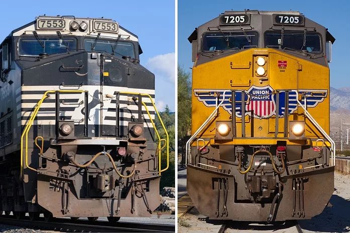 Union Pacific Railroad has announced plans to purchase and acquire Norfolk Southern, a railway giant operating across the Eastern United States, in a deal worth roughly $85 Billion, creating the first transcontinental coast-to-coast rail network, spanning 50,000 miles across 43