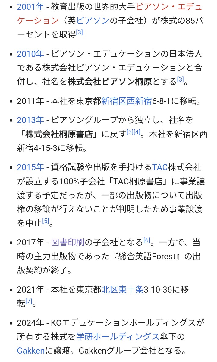 桐原書店、けっこう流浪の出版社だなあ