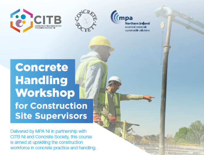 👷‍♂️ Concrete Handling Workshop
📅  Thurs 11 Sept 9.30am-4pm <a href="/CITB/">CITB</a> NI
A practical, 1 day course for site supervisors, covering safety, production, placing, finishing &amp; live testing.
Delivered by MPA NI in partnership with CITB NI &amp; Concrete Society
Book now: bit.ly/3U65BX4