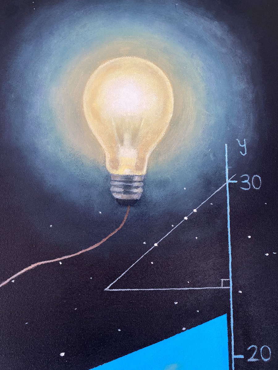 I love math so much, I add it to Art