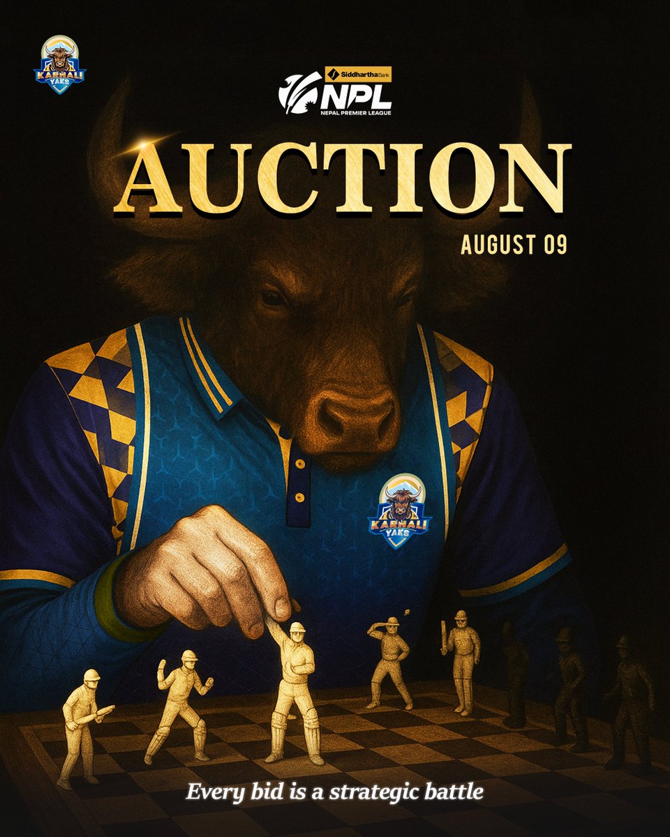 The auction isn’t just about buying players — it’s about building legacies. Every decision shapes the future, every bid counts. Let the strategy unfold.
#karnaliyaks #yakattack #NPL2025 #SBLNPL #NepalCricket #AUCTION
