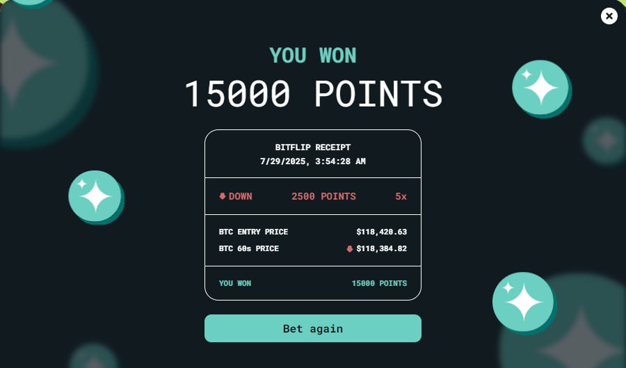 Day 10 of the <a href="/anoma/">Anoma</a> testnet grind. 

Has anyone else felt like the Garapon payouts have been nerfed the last couple of days? I burned through 18 tickets today and only hit a single 2,500 point win, with the rest being 100s.

So, I decided to pivot and test my luck on BitFlip,