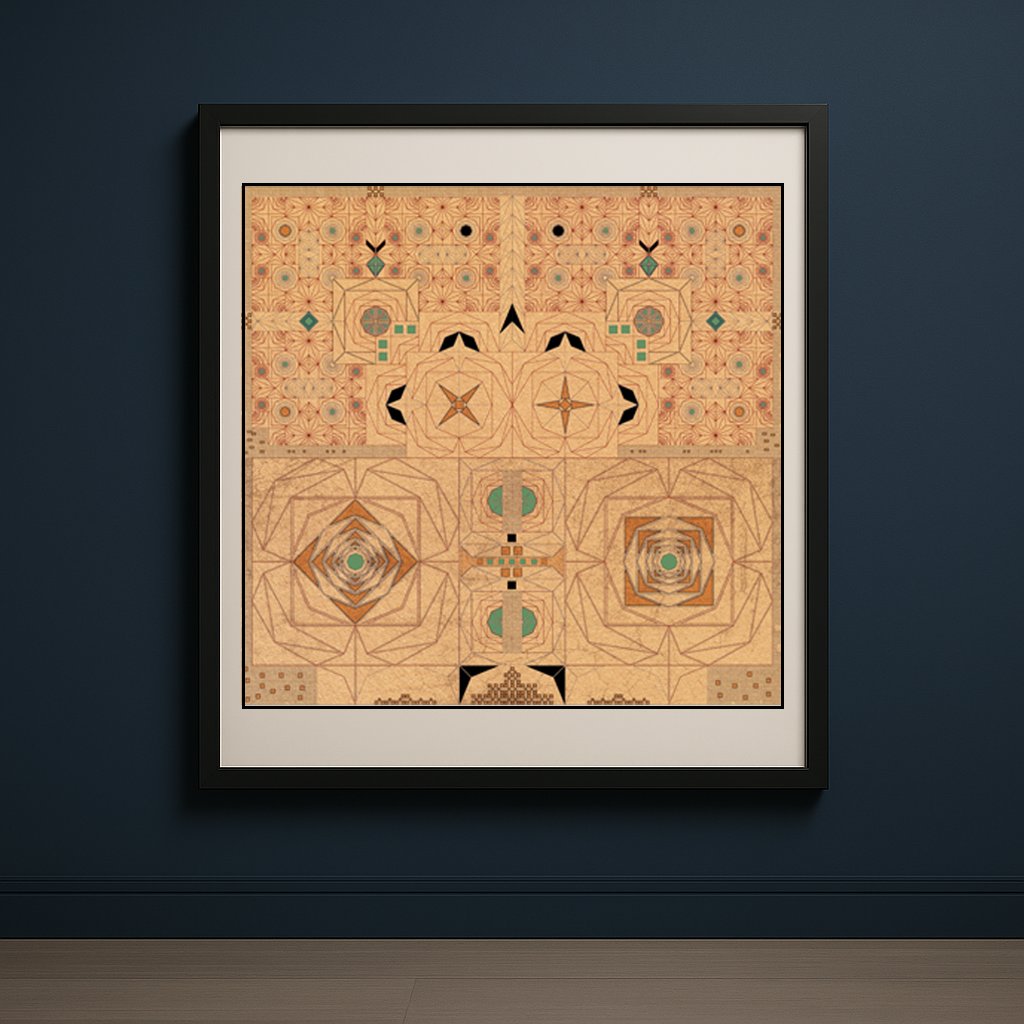 metamorphicArt's tweet image. GM ☘️:    --&quot;Unity Upon Friction&quot;-- 
 #Katibeh #DigitalSacred #ArchitecturalCognition #CryptoArt #DigitalHeritage #PersianGeometry #1of1Art #NFTArt