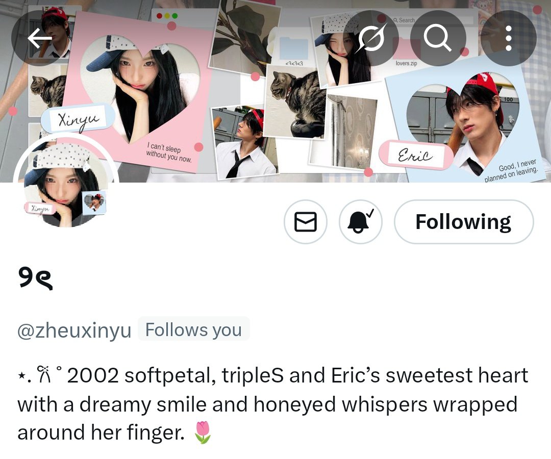 We’ve matched our freaks, matched our PFPs, maybe one day, we’ll match last names too. 😋