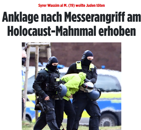 #Berlin: Syrer wollte spanischem Touristen (30) die Kehle aufschlitzen. Schon in seiner ersten Vernehmung gab der Syrer an, dass er aus Judenhass Menschen töten wollte. Kurz vor der Tat soll er ein Foto von sich an Mitglieder des IS geschickt haben.  bild.de/regional/berli…