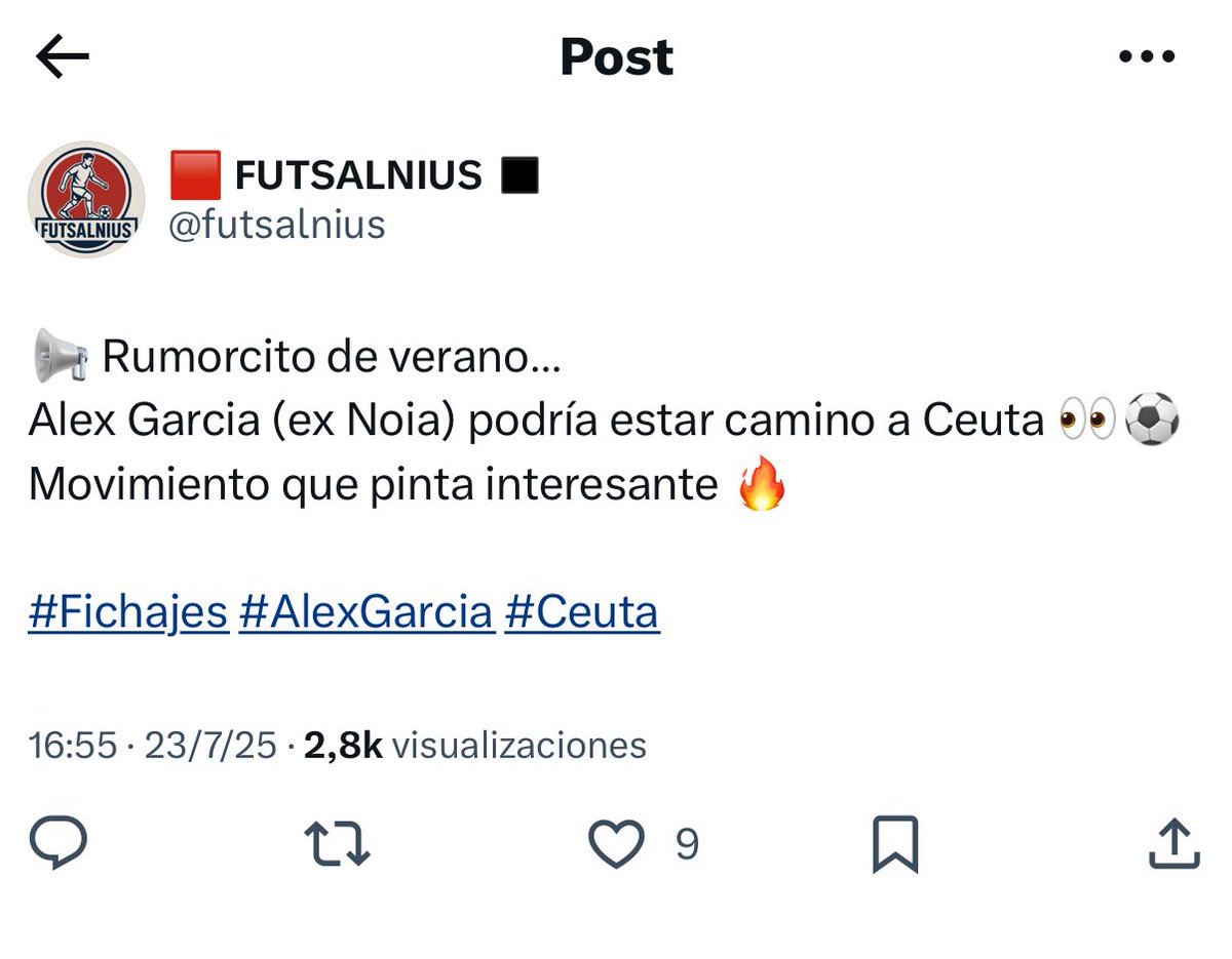 futsalnius's tweet photo. 📢 Lo hemos dicho!!!! Acertamos poco y fallamos mucho 👑👓 #elbuenodegus #gustavito #ceuti #ponunalaentuvida #larendondasonrie #futbito #muñanaenestadopuro #relevo #morocha #bailar #AlexGarcia #Fichajes https://t.co/fvQOUh72nX