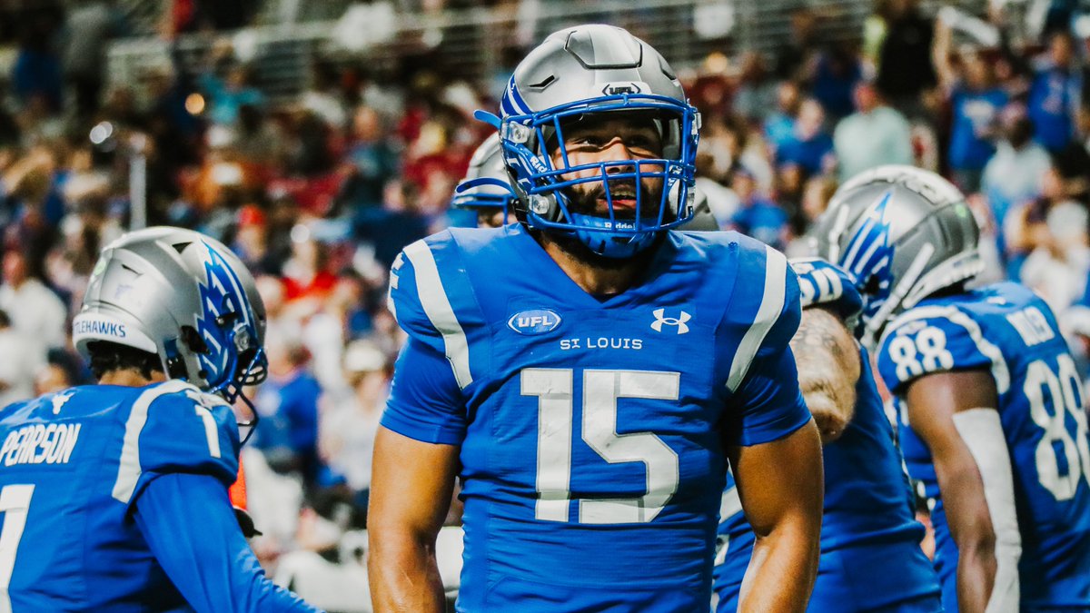 James Larsen (@jameslarsenpfn) on Twitter photo News: The Detroit #Lions have signed <a href="/XFLBattlehawks/">St. Louis Battlehawks</a> RB Jacob Saylors, the team announced this morning.
Saylors, an All-#UFL product with St. Louis, joins his fellow teammate (Nick Whiteside) in Detroit.
Second #Battlehawks NFL signing this offseason. News: The Detroit #Lions have signed <a href="/XFLBattlehawks/">St. Louis Battlehawks</a> RB Jacob Saylors, the team announced this morning.
Saylors, an All-#UFL product with St. Louis, joins his fellow teammate (Nick Whiteside) in Detroit.
Second #Battlehawks NFL signing this offseason.