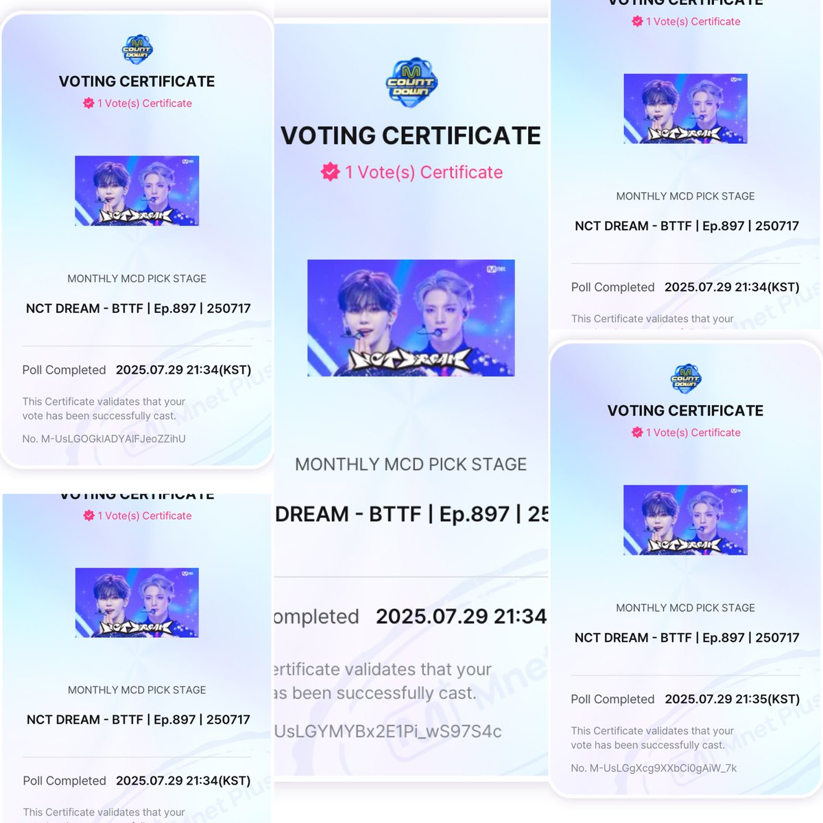 🔴 วันนี้มีโหวตใน mnet นะคะ ปิดโหวต 21.59 น.🔴

🏆 ถ้าโหวตชนะได้ถ้วยเลยค่ะ 🏆

(5 โหวต/เครื่อง/ID ) ตอนนี้เราตามเค้าอยู่นะคะ ช่วยน้องดรีมด้วยยยย