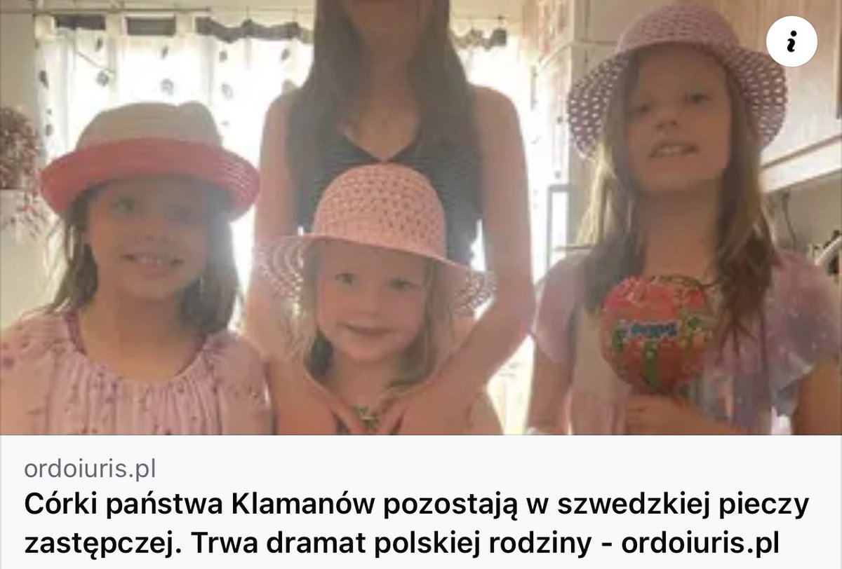 🔴 Wciąż nierozwiązana pozostaje sprawa rodziny Klamanów, którym w lipcu 2024 r. szwedzcy urzędnicy odebrali dzieci na terytorium Polski (działając za przyzwoleniem polskiego sądu) i wywieźli je do Szwecji
🔴 Od tego czasu dzieci nie mają kontaktu z rodzicami i ze sobą nawzajem.