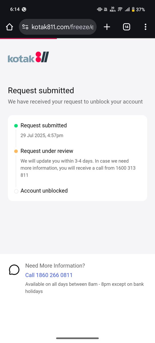 SHETTYPRAMITH's tweet photo. @KotakBankLtd This is urgent. My account is still frozen despite completing all verification. I’m facing a medical emergency &amp; need immediate access to funds. If anything happens to the patient, Kotak Bank will be held responsible. Please act now. #KotakBank #UrgentHelp https://t.co/60FEGGkWnd